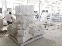 Natural stone column