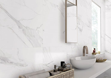 Interior marble tile